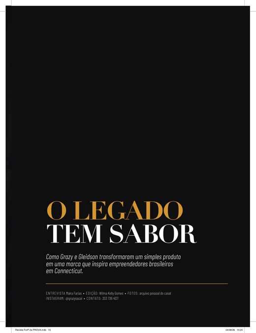Página de abertura da matéria de capa