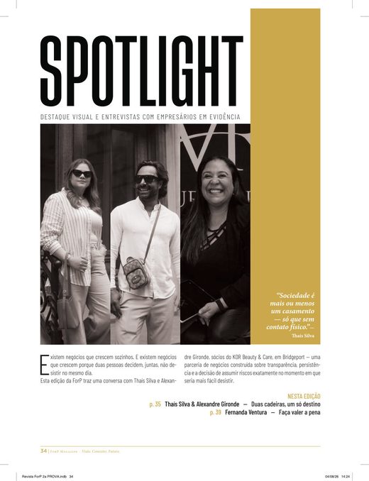 Abertura da seção Spotlight